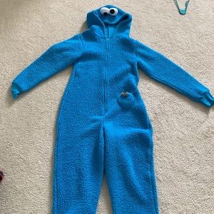 Cookie Monster adult onsie.